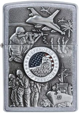 Zippo Heroes Windproof Lighter – Genuine USA-Made Collectible Gift