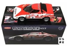 1/18 Lancia Stratos HF Rally 1974 Sanremo Winner No.2 Red White