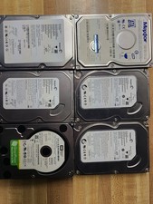 Lot of 6 3.5" HDD 7200RPM SATA 3Gb/s Mixed Models
