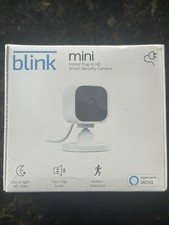 Blink Mini Indoor HD Security Camera, Alexa Compatible, Two-Way Audio