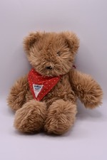 Vintage Eden Oshkosh BGosh Teddy Bear Plush Baby Vestbak Bandanna Scarf 12"