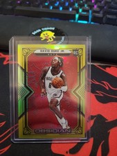 2021-22 Panini Obsidian David Duke Jr #200Yellow Green /99 Rookie