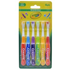 Colorful Soft Manual Toothbrush Set for Kids 2-4 Years   6 Pack BPA-Free