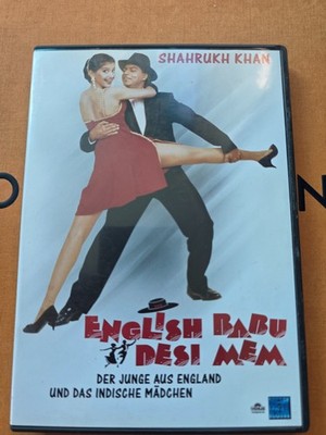 English Babu Desi Mem DVD Shah Rukh Khan Bollywood FSK 12 Deutsch