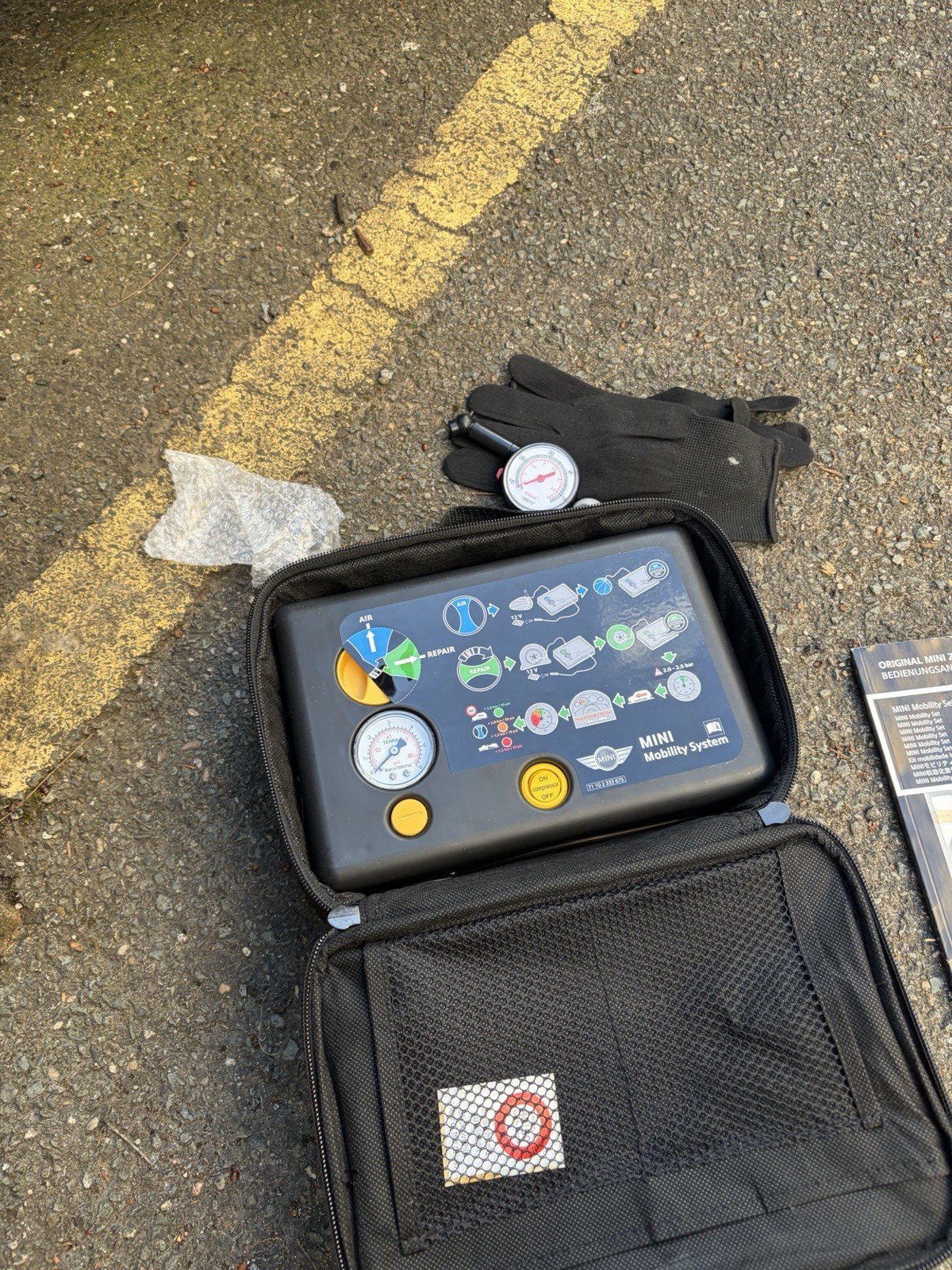 Compresseur de pneus portable MINI sans fil pour voyage en camping-car et vélo