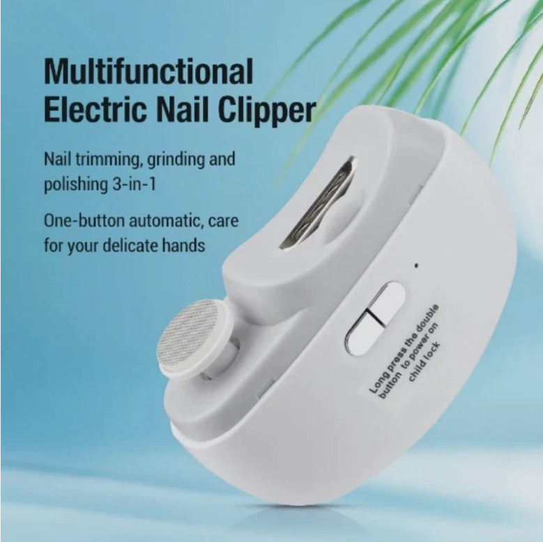 Rechargeable Electric Nail Clipper Grinding and Polishing Nail Cutter Trimmer