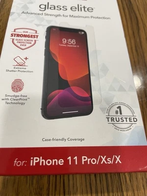 ZAGG InvisibleShield Glass Elite Screen Protector for iPhone 11 Pro /XS/X - Image 1 of 4