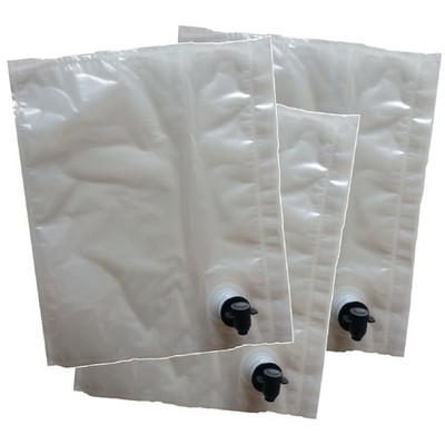 3 Weinbeutel mit Zapfhahn 5L zum Abgeben aus einer Box Nachfüll BIB Bag in Box Homebrew