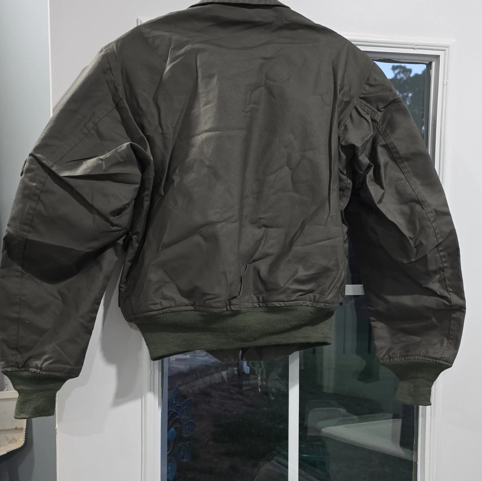 Valley Apparel CWU-36/P Men's Summer Green Bomber Jacket M 38-40 Full Zip - product detail image 2