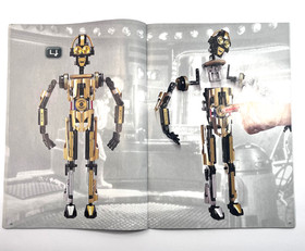 LEGO Technic Star Wars C-3PO 8007 Complete Figure w/ Manual & Poster
