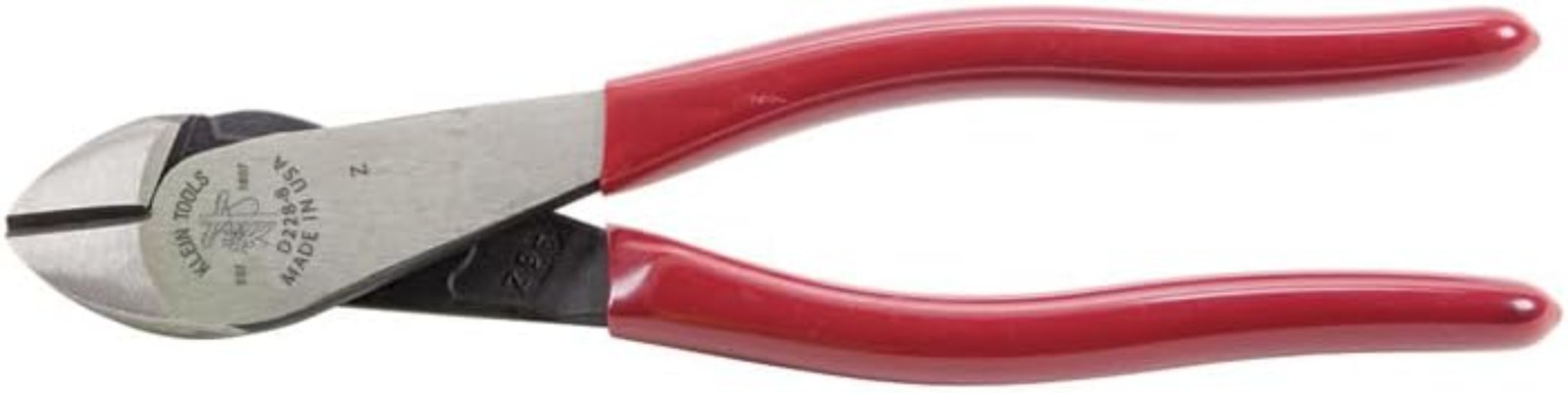 8-Inch Precision Diagonal Cutting Pliers - Made in USA with Beveled Knives