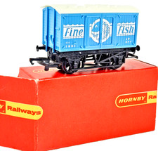 Hornby Railway R.013 Blue Fish Van Fine Fish 12 Tons E81010 OO Gauge Model Boxed