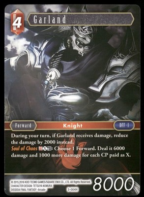 Garland 3-004H Opus III NM Final Fantasy TCG