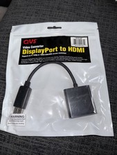 QVS - DisplayPort adapter - DisplayPort M to HDMI F 