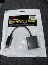 QVS - DisplayPort adapter - DisplayPort (M) to HDMI (F)