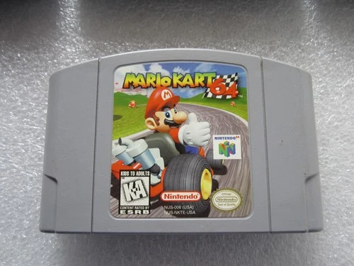 ORIGINAL VINTAGE NINTENDO 64 MARIO KART CARTRIDGE