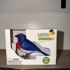 Chirping Bird Sound Animal Decor Motion Activated Sounds Plastic Chirps Bluebird
