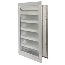 Dayton 20ua43 Intake Louver Fixed Drainable 48h X 24w