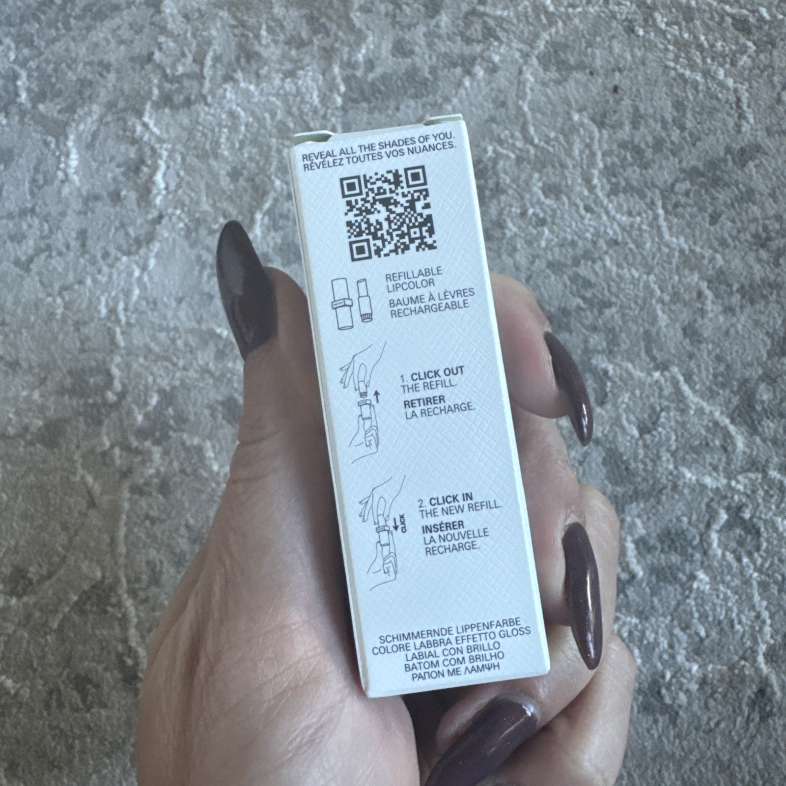 Prada Beauty Prada Light Glowing Lip Oil Stick, U016 Rose | NEW Authentic