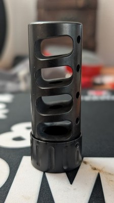 ACE Muzzle Brake Thread Pitch: 5/8x24 Size: 6.5mm Finish: Nitrided