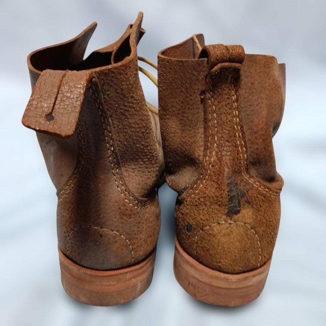 Former Japanese army original NCO soldiers Leather boots WWⅡ