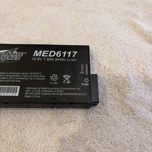 Interstate Battery Pack MED6117 Li Io 10.8V 7.8Ah