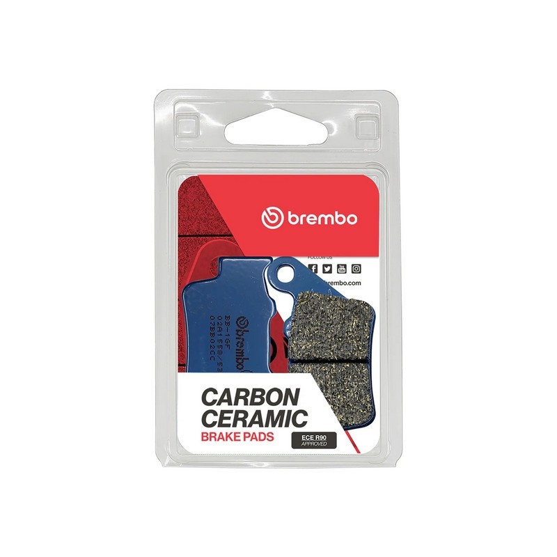 CC brake pad Fits KTM RC 200 ABS 14-17 Brembo Front 07BB02CC Organic Ceramic - Image 8