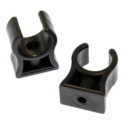 Rohrklemme RKPS 15 (3 Stück) innen 14-15 mm M6 Rohrclips Rohrhalter Kunststoff