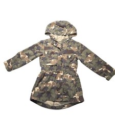 C C California Camo Anorak Jacket Hooded Drawstring Waist Size 3T