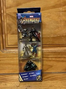 Jada Nano Metalfigs MARVEL AVENGERS: INFINITY WAR Figure Set Loki Thor Rocket