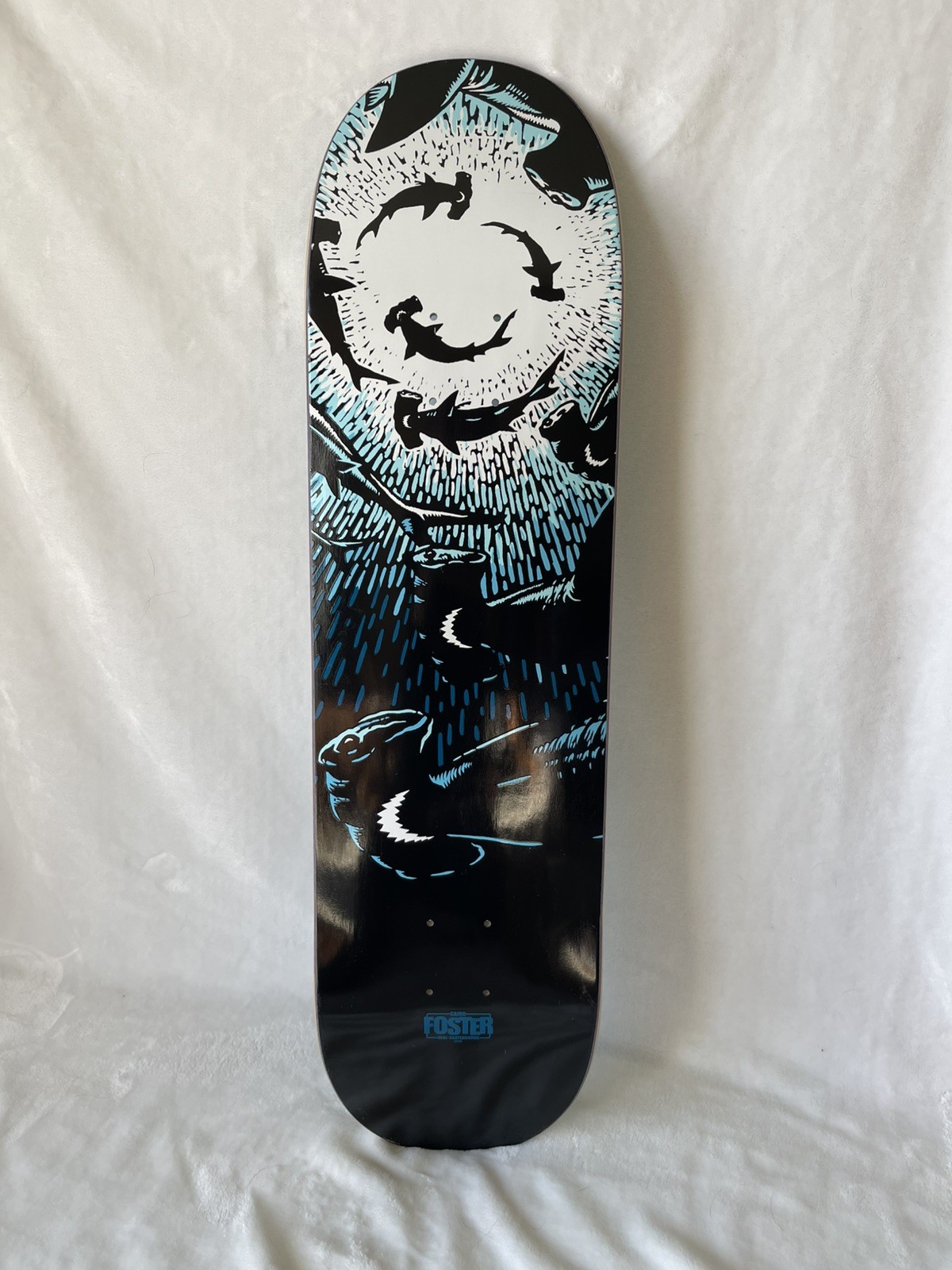 Cairo Foster Hammerhead Deck 8.25 New Blue Teal