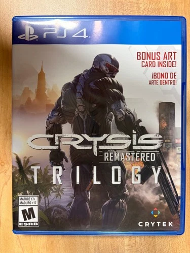Crysis Remastered Trilogy - Playstation 4 - PS4 - CIB - Art Card Included