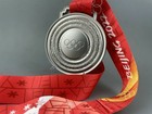 2022 Beijing China Winter Games Commemorative Silver Medallion 3.5" X 5/8" 11 oz — photo 9