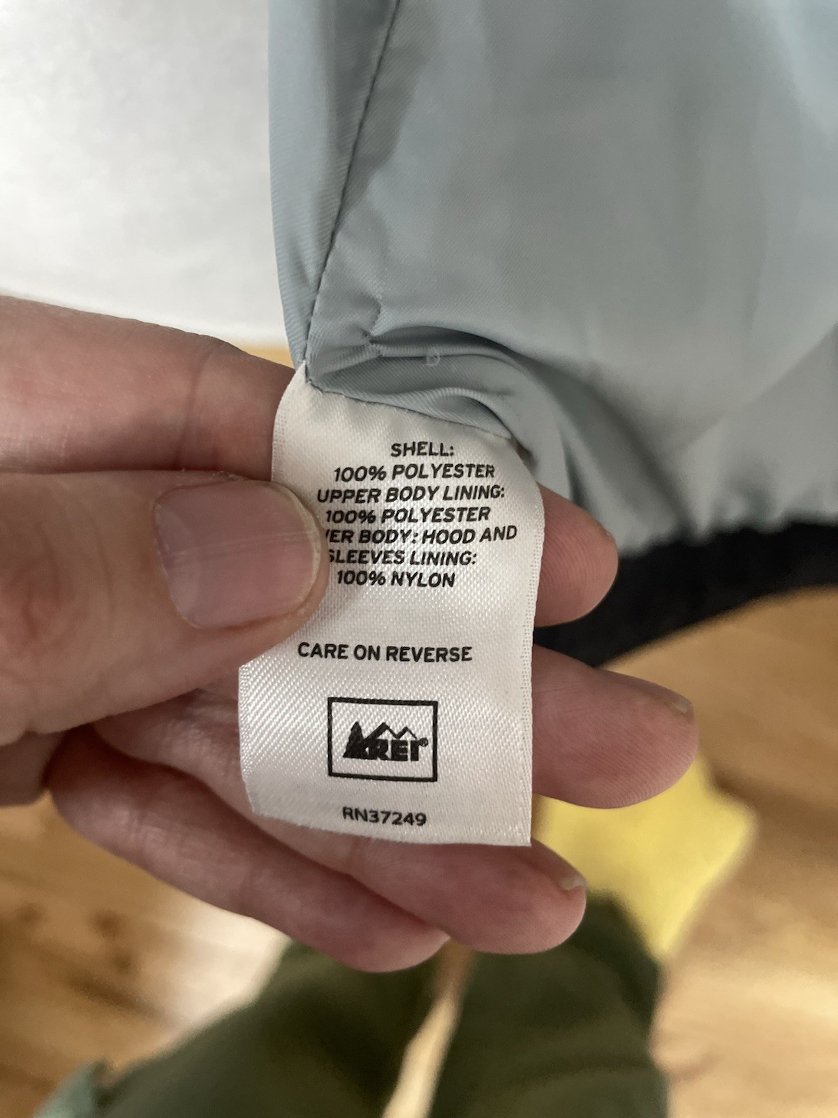 Hooded Jacket Gray Full Zip Snap Front Pockets RN… - image 8