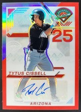 2025 Panini Prospect Edition Tytus Cissell Holo Ticket Red /199 Auto MS7