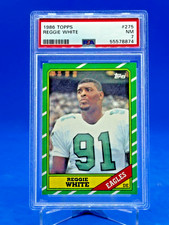 Reggie White 1986 Topps #275 Rookie Card PSA 7 NM RC