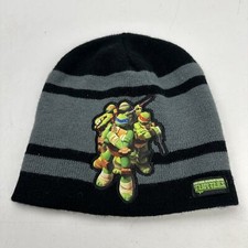 Teenage Mutant Ninja Turtles Beanie Kids Cap Hat Fitted One Size TMNT