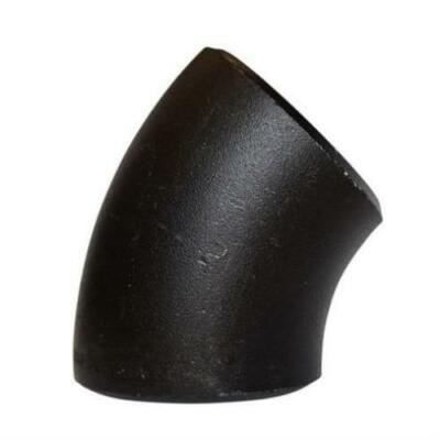 KOHLENSTOFFSTAHL STUMPFSCHWEISS 45° LANGER RADIUS SCHWEISSBOGEN