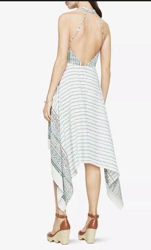 NWT BCBG MAX AZRIA DANELA HALTER KEYHOLE ASYMMETRIC DRESS SZ 6 $298.00 - Picture 4 of 4