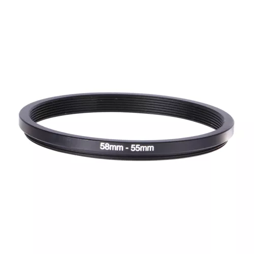 58mm-55mm 58mm To 55mm Step Down Rings Metal Lens Filter Ring Adapter 58-55 - Picture 3 of 8