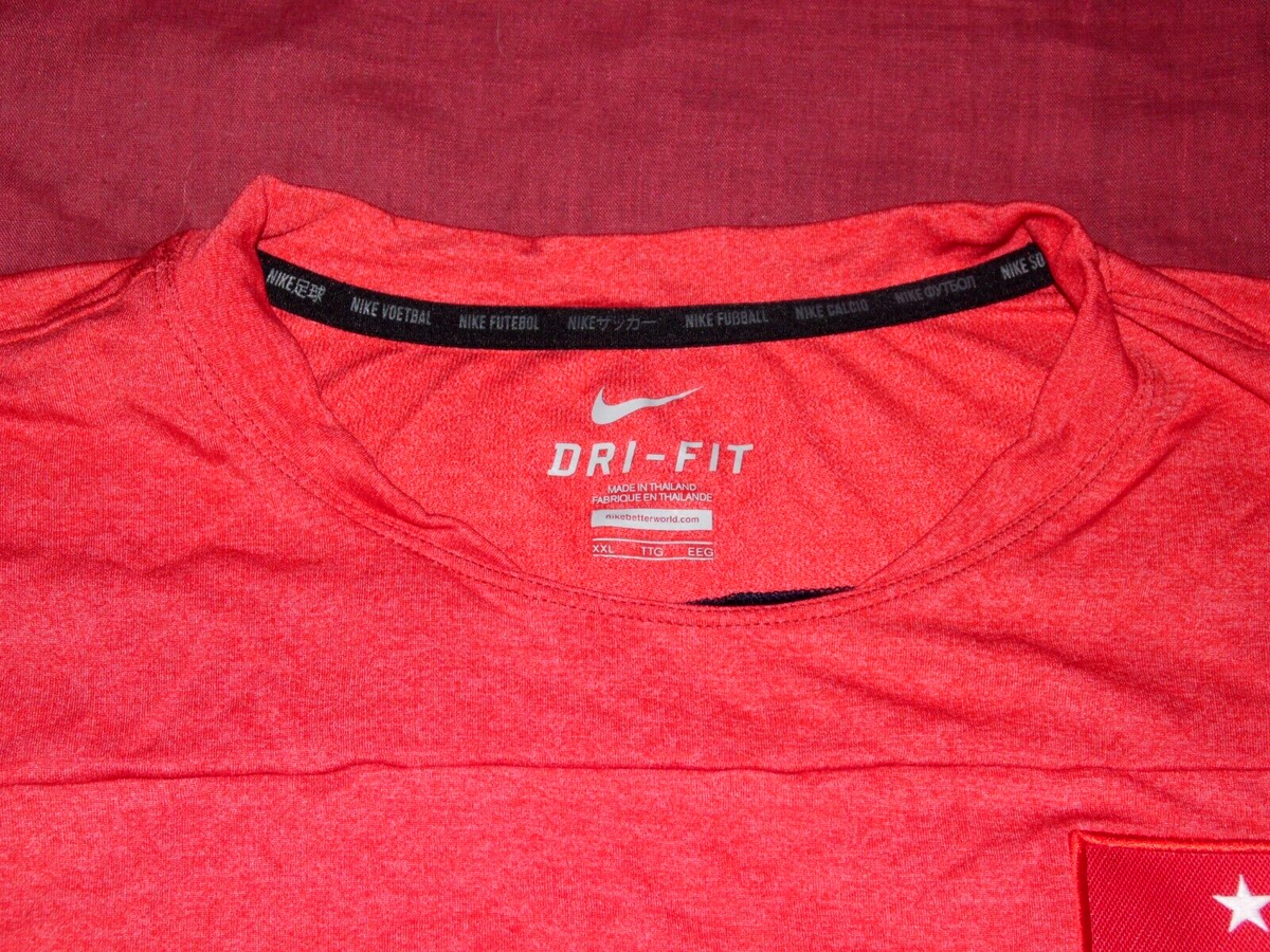 Maillot Football D'Entrainement De L'Equipe de France Porté Saison 2013/2014 T M