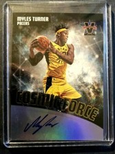 Myles Turner 2017-18 Panini Vanguard Cosmic Force Auto#22/99!Pacers C Auto