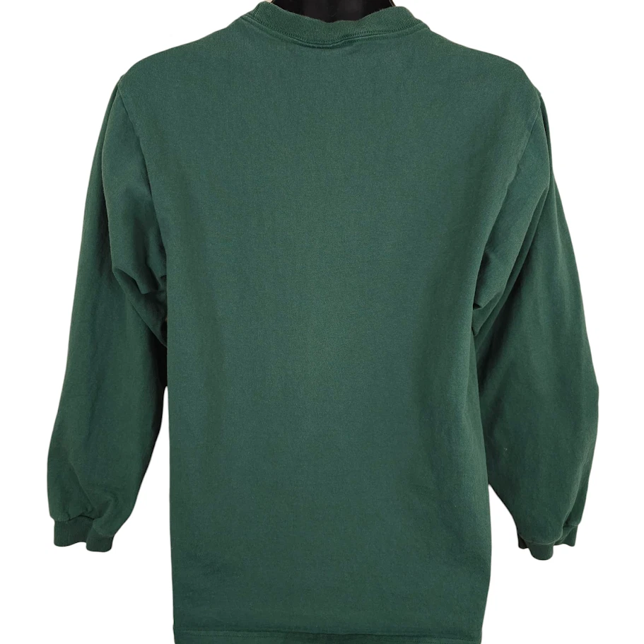 Vintage Loyola College T Shirt Mens Size Small Green 90s Maryland University USA - Image 4 of 4