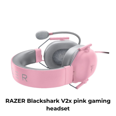 RAZER Blackshark V2x pink gaming headset 90903-001-37 | eBay