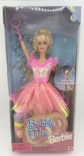1998 Bubble Fairy Barbie Doll Mattel No.  22087 NRFB * NEW Blonde Spins Wishes