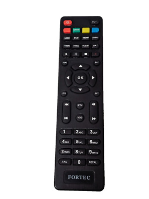 Fortec Remote Control FORTEC STAR Fortec Star 4G Hd Receiver REMOTE CONTROL | eBay