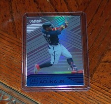 Ronald Acuna Jr Blue Clear Vision 2021 Chronicles 8/25