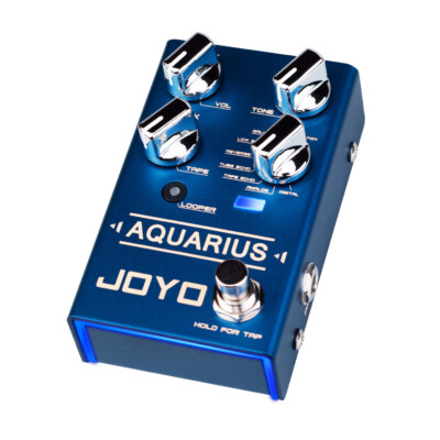 JOYO Digital Delay & Looper 8 Delay Effects Guitar Pedal Multi Mode Tap Tempo