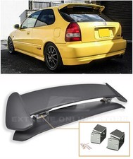 Type R Rear Spoiler W Adjustable Alex Tilt Brackets For 96-00 Civic Hatchback Type R Rear Spoiler W Adjustable Alex Tilt Brackets For 96-00 Civic Hatchback