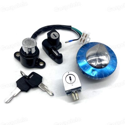 Ignition Switch Gas Cap Steering Lock Keys Set For Honda Rebel 250 - View #5